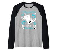 Puede que sea viejo, pero todavía me parece que The Hole es un divertido jugador de cornhole Camiseta Manga Raglan