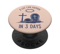 Pueden Pasar Muchas Cosas en 3 días: Faith Easter Cita PopSockets PopGrip Adhesivo