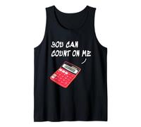 Puedes Contar Conmigo. crujiente de números de ábaco. Camiseta sin Mangas