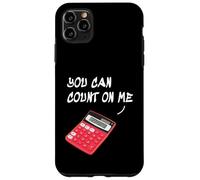 Puedes Contar Conmigo. crujiente de números de ábaco. Carcasa para iPhone 11 Pro MAX