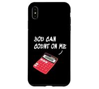 Puedes Contar Conmigo. crujiente de números de ábaco. Carcasa para iPhone XS MAX