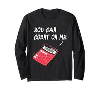 Puedes Contar Conmigo. crujiente de números de ábaco. Manga Larga