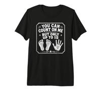 Puedes Contar Conmigo, Pero Solo hasta 15 amputados de Brazo Divertidos Camiseta Premium