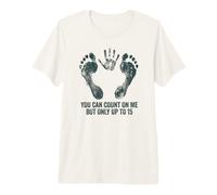 Puedes Contar Conmigo, Pero Solo hasta 15 amputados de Brazo Divertidos Camiseta Premium