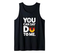 Puedes decirme Du Denglisch Spruch Camiseta sin Mangas