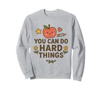 Puedes Hacer Cosas difíciles Maestro Empoderando a los Estudiantes Kawaii Sudadera