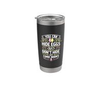 Puedes ocultar huevos simplemente no ocultes mis cómics Vaso térmico de acero inoxidable de doble pared