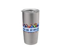Puedes sentarte con Jesús y doce apóstoles Vaso térmico de acero inoxidable de doble pared