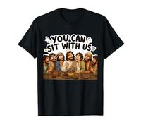 Puedes sentarte con Jesús y los Doce apóstoles Comfort Color Camiseta
