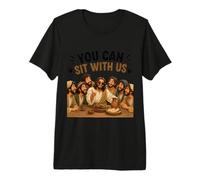 Puedes sentarte con Jesús y los Doce apóstoles Comfort Color Camiseta Premium