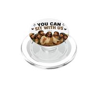 Puedes sentarte con Jesús y los Doce apóstoles Comfort Color PopSockets PopGrip para MagSafe