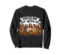 Puedes sentarte con Jesús y los Doce apóstoles Comfort Color Sudadera