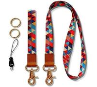 Puedno Cordón para llaves,Cordón para el Cuello Correa para el Cuello Llavero Correa de Pulsera Soporte para Llavero para Hombres Mujeres se Aplica a Llavero Teléfono Celular Placa de Identificación