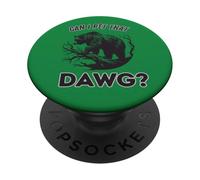 ¿Puedo acariciar a ese DAWG? Funny Meme Bear Hiking Camping PopSockets PopGrip Adhesivo