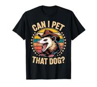 ¿Puedo acariciar a Ese Perro Animal Meme Funny Opossum Zarigüeya Camiseta