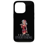 Puedo arreglar todo Pin-Up Empoderada Mujer Carcasa para iPhone 13 Pro