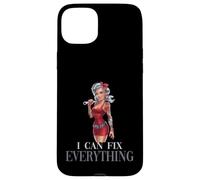 Puedo arreglar todo Pin-Up Empoderada Mujer Carcasa para iPhone 15 Plus