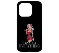 Puedo arreglar todo Pin-Up Empoderada Mujer Carcasa para iPhone 15 Pro