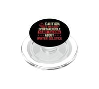 Puedo Empezar a Hablar espontáneamente del solsticio de Invierno PopSockets PopGrip para MagSafe