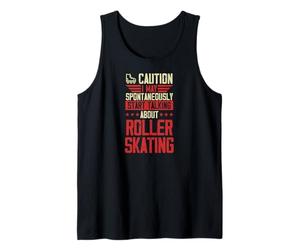 Puedo Empezar espontáneamente a Hablar de Patinaje sobre Ruedas Camiseta sin Mangas