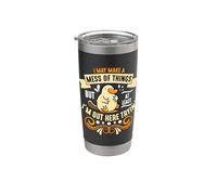 Puedo ensuciar las cosas, pero el ornitorrinco australiano de vida silvestre Vaso térmico de acero inoxidable de doble pared
