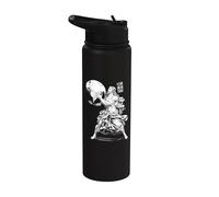 Puedo escuchar eso: divertido Jesús cargando la tierra Stainless Steel Insulated Water Bottle