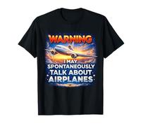 Puedo Hablar de Aviones Piloto & Aviación Aviación Divertido Camiseta