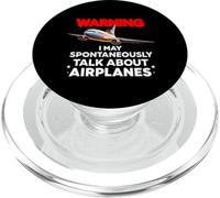 Puedo Hablar de Aviones Piloto & Aviación Aviación Divertido PopSockets PopGrip para MagSafe
