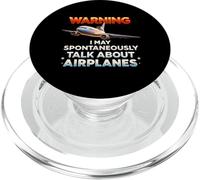 Puedo Hablar de Aviones Piloto & Aviación Aviación Divertido PopSockets PopGrip para MagSafe