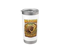 Puedo hablar espontáneamente de los pangolines Vaso térmico de acero inoxidable de doble pared