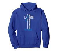 Puedo Hacer Cosas Jesús Que me fortalece Diabetes Tipo 1 Sudadera con Capucha, Unisex para Adultos, Azul Real, XXL