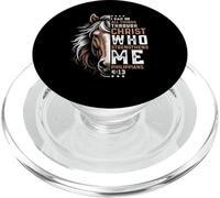 Puedo Hacer Todas Las Cosas a través de Christ Horse Inspirational PopSockets PopGrip para MagSafe