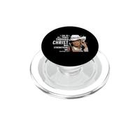 Puedo Hacer Todas Las Cosas a través de Cristo Christian Rodeo Cowgirl PopSockets PopGrip para MagSafe
