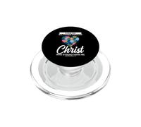 Puedo Hacer Todas Las Cosas a través de Cristo Cristiano Autismo Puzzle PopSockets PopGrip para MagSafe