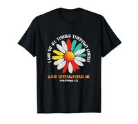 Puedo hacer todas las cosas a través de Cristo Dios Fe Jesús Camiseta