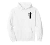 Puedo Hacer Todas Las Cosas a través de Cristo en el Gimnasio con Estampado Frontal y Posterior Sudadera con Capucha