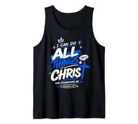 Puedo Hacer Todas Las Cosas a través de Cristo Filipenses 4:13 Adolescente Camiseta sin Mangas