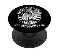 Puedo Hacer Todas Las Cosas a través de Cristo Filipenses 4:13 PopSockets PopGrip Adhesivo