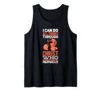Puedo Hacer Todas Las Cosas a través de Cristo Funny Kickboxing Camiseta sin Mangas