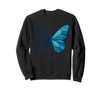 Puedo Hacer Todas Las Cosas a través del Arte religioso de Las Mariposas de Cristo Sudadera