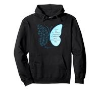 Puedo Hacer Todas Las Cosas a través del Arte religioso de Las Mariposas de Cristo Sudadera con Capucha