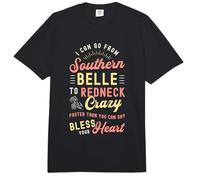 Puedo IR de Southern Belle a Loves Cowgirl Southern Belle Comfort Colors Adult Heavyweight T-Shirt