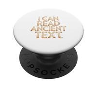 Puedo Leer Texto Antiguo Arqueología Historia Mitología Críptica PopSockets PopGrip Adhesivo