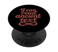 Puedo Leer Texto Antiguo Divertido Escritura Cursiva Humor Profesor PopSockets PopGrip Adhesivo