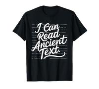 Puedo Leer Texto Antiguo Escritura Cursiva Divertida Camiseta
