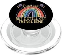 Puedo Llorar Pero todavía Hago Las Cosas Arco Iris Puedo Llorar PopSockets PopGrip para MagSafe