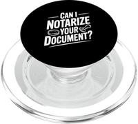 ¿Puedo notarizar tu documento? Humor Notarial Divertido PopSockets PopGrip para MagSafe