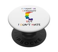 Puedo ser heterosexual pero no odio el orgullo gay LGBT PopSockets PopGrip Adhesivo