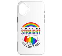 Puedo ser Heterosexual, Pero no Odio el Orgullo LGBTQ Carcasa para iPhone 16 Plus