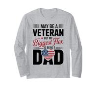 Puedo ser un Veterano, Pero mi Mayor flexibilidad es ser papá Manga Larga